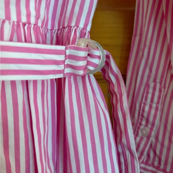 Pretty in Pink Striped Kids Dress - Picture 6 of 11